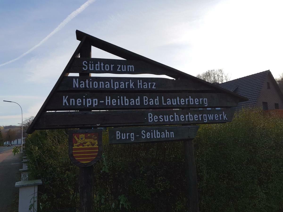 Ferienwohnung "Hagebutze" Mit Sauna Und Schwimmbad Bad Lauterberg Exterior foto